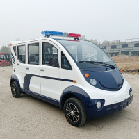 德武军恒双排5座电动巡逻皮卡四轮运输车箱货带斗拉货巡查巡修工具车高配