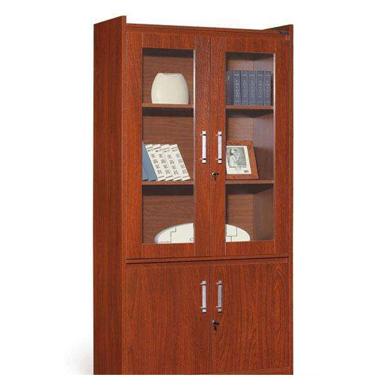 木质四门双开门档案柜书柜mzskmdag001