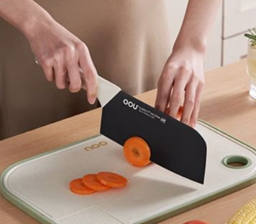 OOU!云朵菜刀DJ0013高效切割锋利耐用人体工学握柄舒适防滑精选钢材长久锋利高清大图