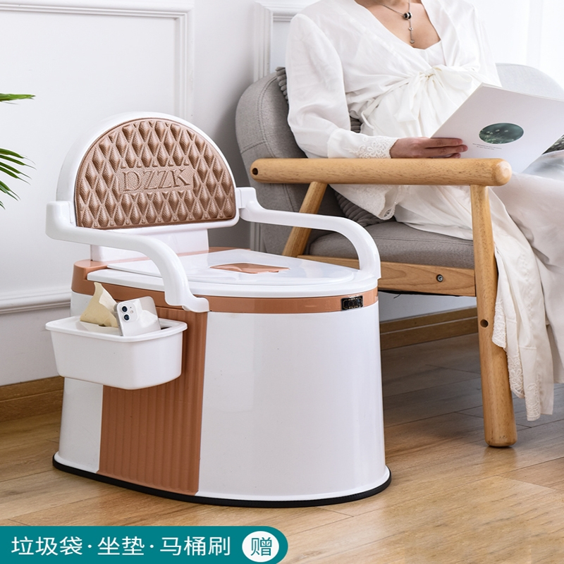 古达可移动马桶老人孕妇坐便器家用便携式老年人便盆坐便椅