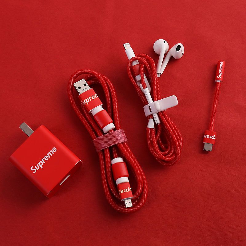 mate20/nova5/5/p30pro华为数据线保护套线耳机保护红底4c>800_800