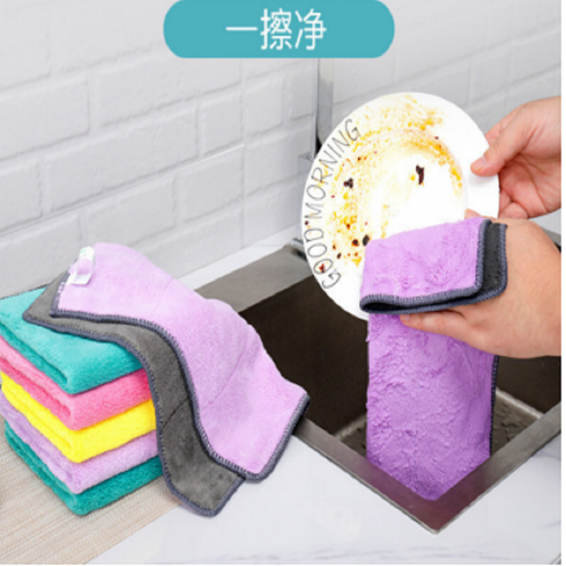 63-雅高 抹布 厨房魔力去污布 5片装