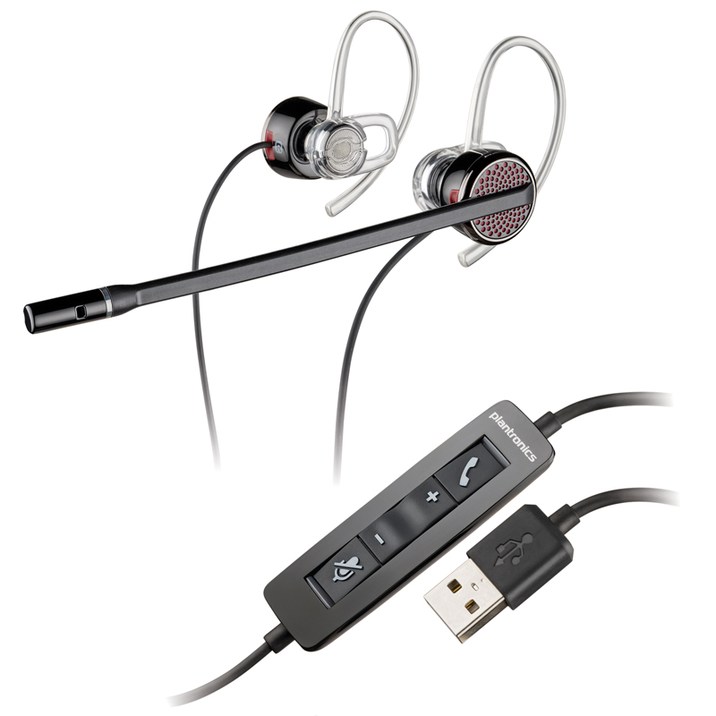 缤特力(Plantronics)C435 入耳式商务耳麦耳机/视频会议