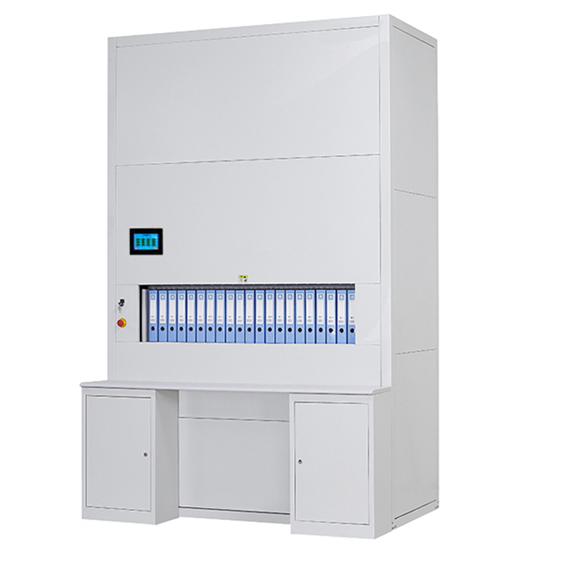 圣德列智能回转柜档案密集文件联网可升降选层柜智能垂直回转柜高清大图