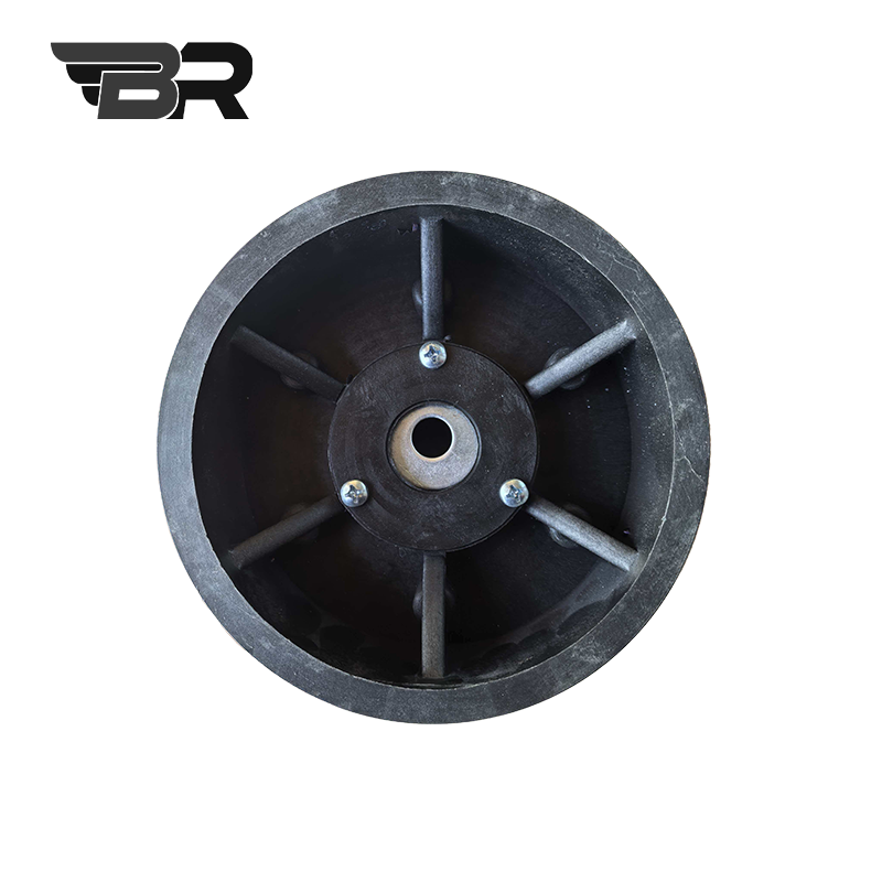 BR 车梯底座轮 200mm黑轮 个高清大图