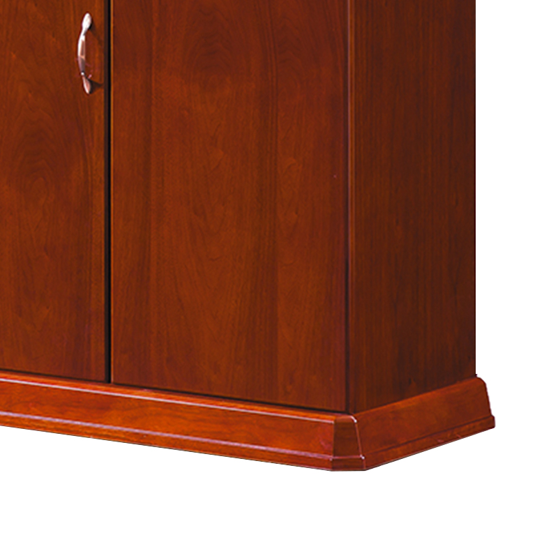 臻远ZY051409木质文件柜油漆贴木皮资料柜书柜 二门高清大图