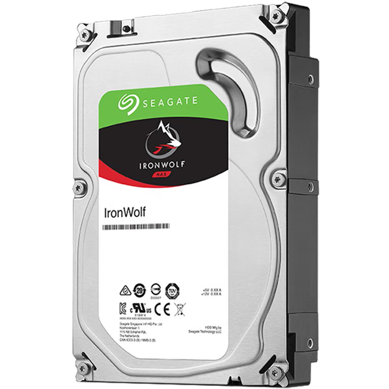 希捷 NAS硬盘 16TB 256MB CMR垂直 静音低耗3.5英寸酷狼 ST16000VN001