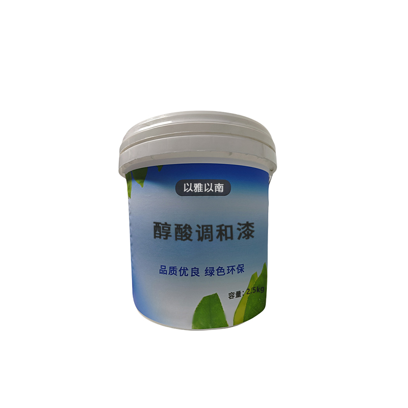 以雅以南 醇酸调和漆C03-3 红 2.5KG/桶高清大图