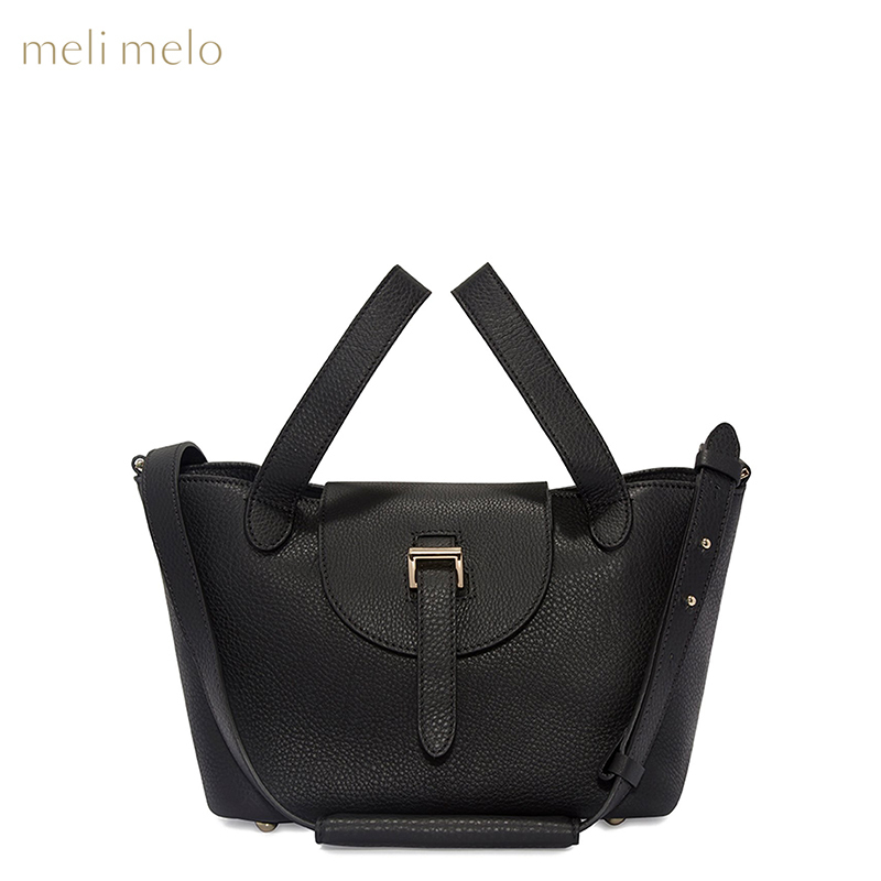 [直营]美丽美洛(MELI MELO) Thela 迷你提拉女式 欧美时尚 磁扣 牛皮 软 手拎单肩包斜挎包 女包