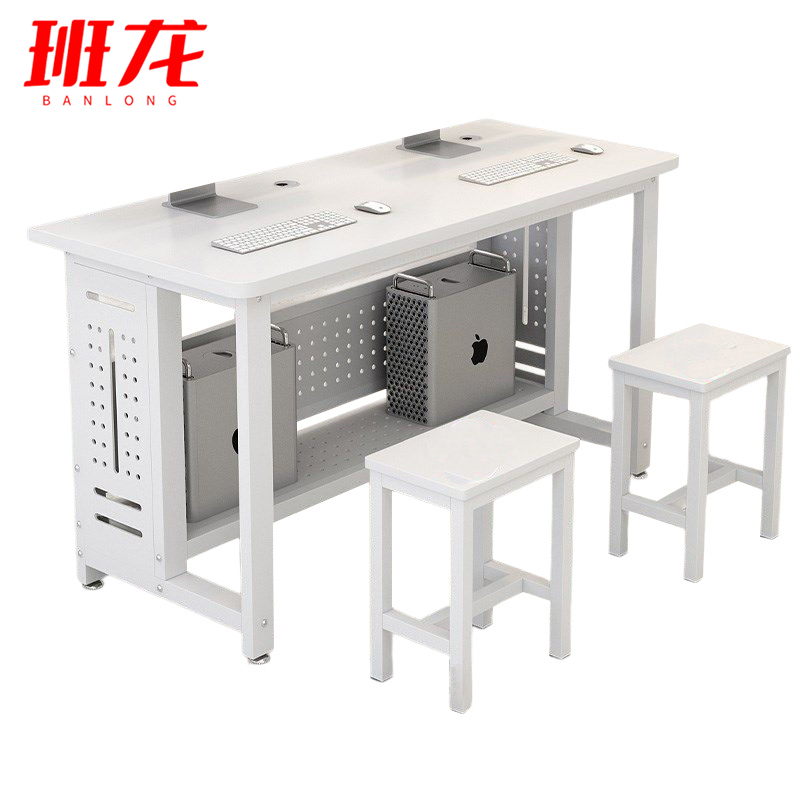 班龙双人电脑桌1桌2椅套高清大图