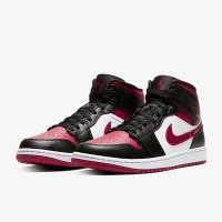 耐克Nike Air Jordan 1 Mid AJ1禁穿小脚趾影子灰亡灵节加哥男女鞋情侣篮球鞋 554724-066
