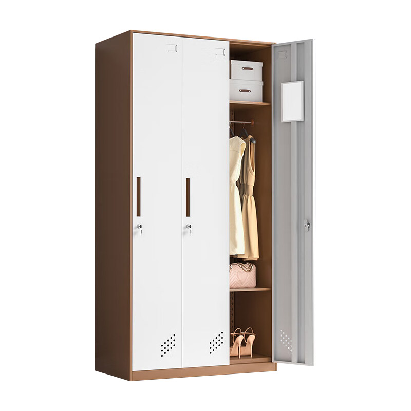 祁川 钢制更衣柜 三门/台高清大图