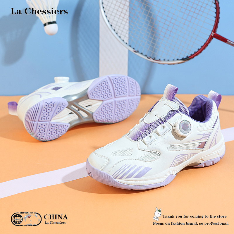 La Chessiers户外羽毛球鞋男鞋新款情侣鞋女士鞋子透气防滑低帮运动鞋