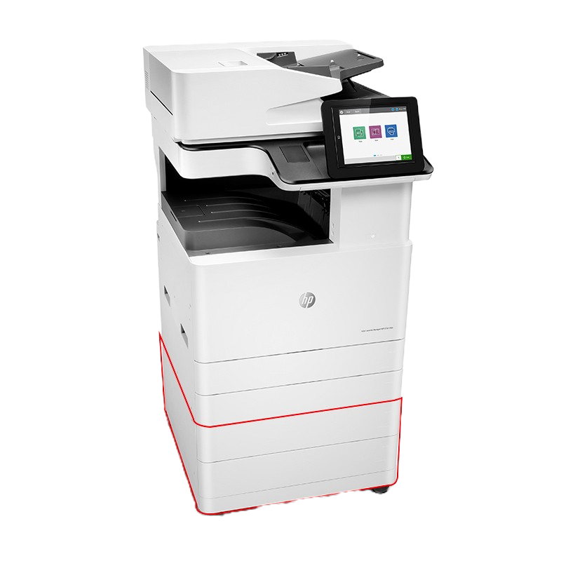 惠普(HP) E78323dn/78325/78330dn A3彩色激光办公商用大型彩色数码复合机E78325dn(25页/分钟+100页ADF) 标配+双纸盒+外置小册子装订器高清大图
