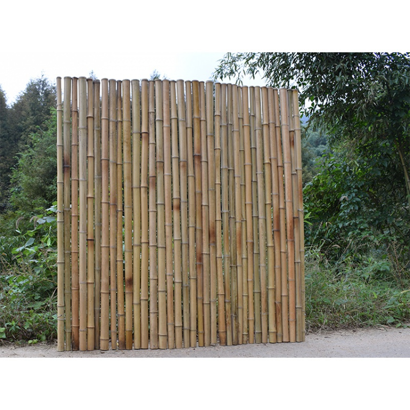艺可恩竹竿竹排竹子装饰庭院隔断竹篱笆屏风花园围墙园艺护栏栅栏可