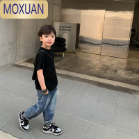 MOXUAN源源家童装男童t恤儿童短袖2022年春夏韩版宝宝半袖小童上衣洋气T恤