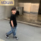MOXUAN源源家童装男童t恤儿童短袖2022年春夏韩版宝宝半袖小童上衣洋气T恤