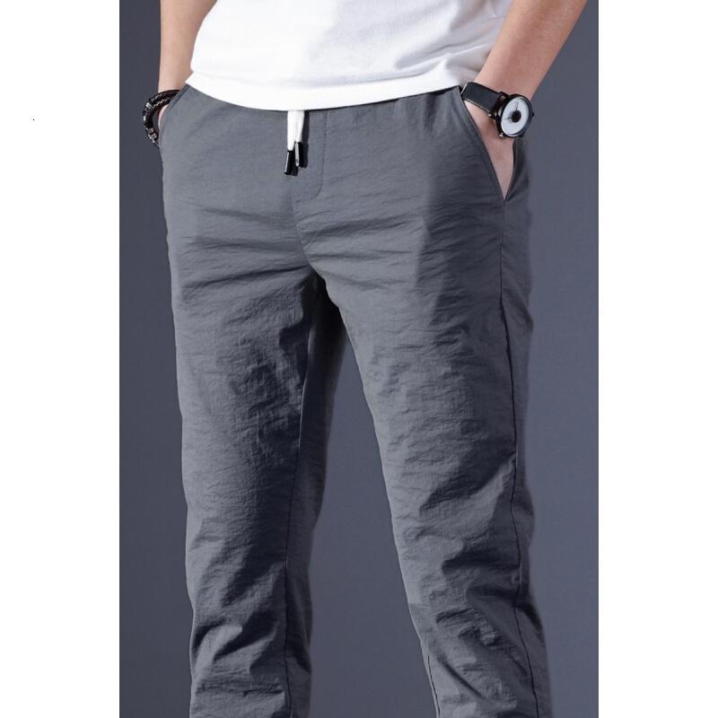 男裤子夏季韩版潮流百搭男士宽松薄款夏天休闲裤