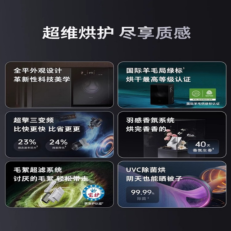 石头/Roborock热泵干衣机 Z1 Max 黑曜石