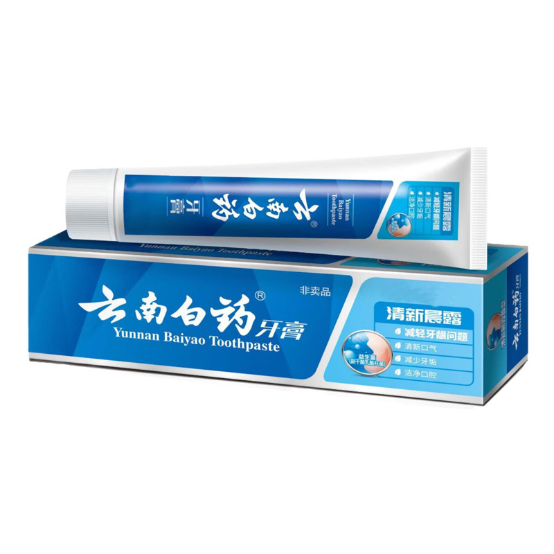 云南白药 经典系列牙膏 改善牙龈问题清新口气 清新晨露150g