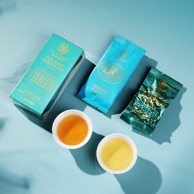 华祥苑(EMPEREUR) 华祥庄园 组合茶叶 凤凰单丛安溪铁观音特级16.8g盒装品鉴茶叶高清大图