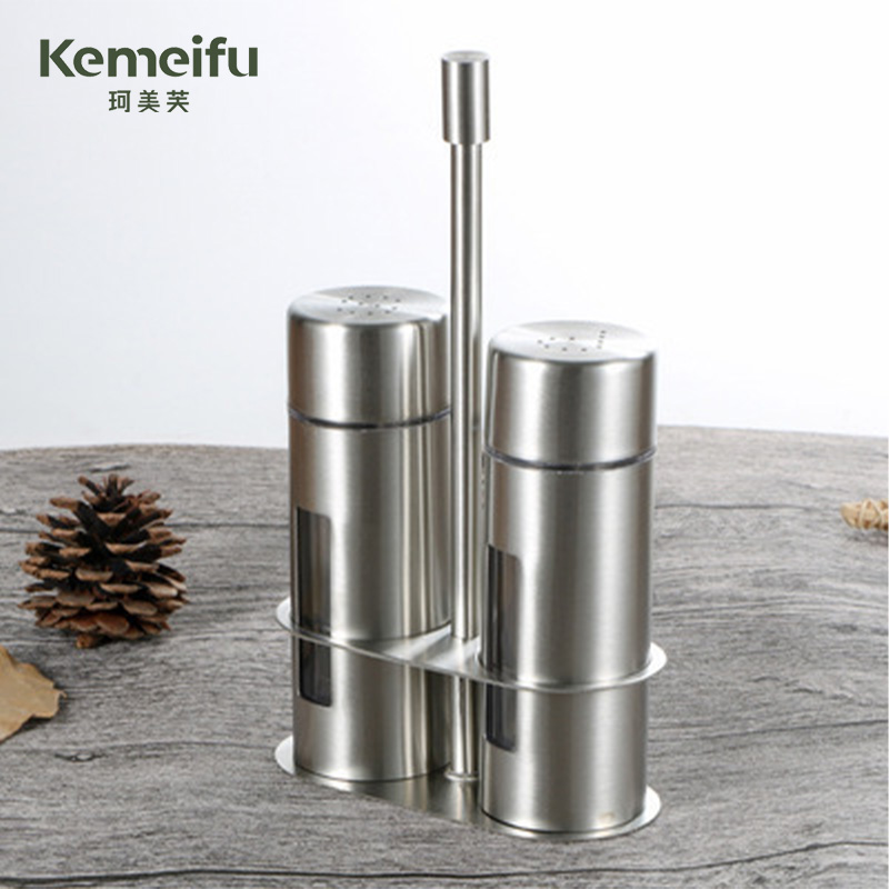 珂美芙 304不锈钢调味瓶 四头味瓶 套高清大图
