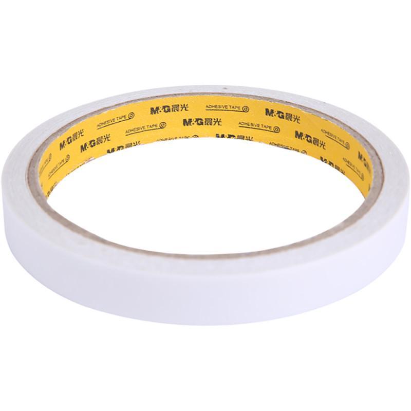 晨光(M&G)97349棉纸双面胶带24卷 12mm*10y 两面胶 胶布 白色胶纸 胶带 双面胶办公用品 黏胶用品高清大图