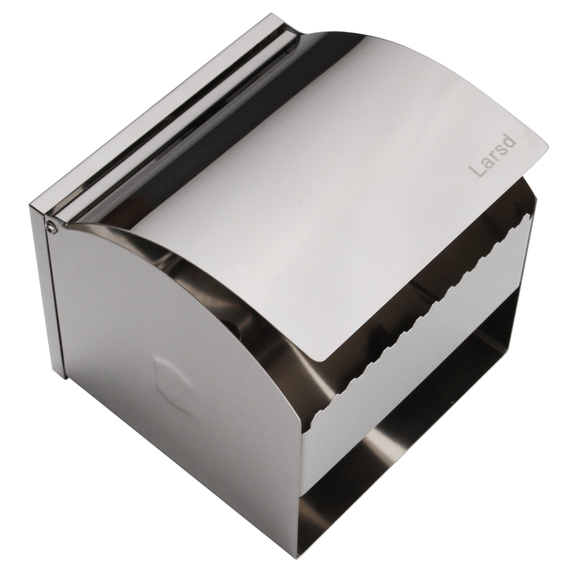 莱尔诗丹larsd纸巾盒厕纸架304不锈钢防水手纸盒抽纸架卷纸器lsb12