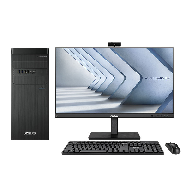 华硕(ASUS)弘道 商用台式电脑 D500TE 23.8英寸(I5-13400 16G 256GSSD+1T HDD 集显 WIN11)