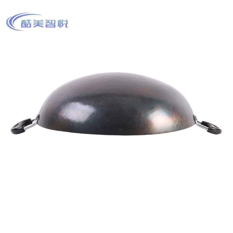 酷美智悦 无涂层双耳章丘铁锅30cm KM-JZ212 个高清大图
