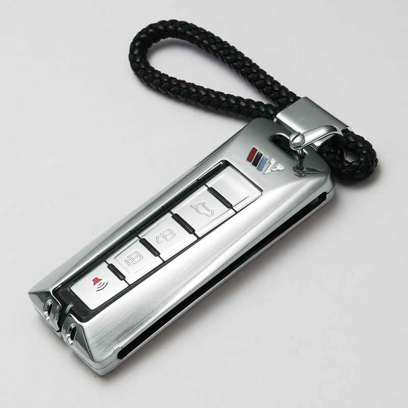 2018款长城魏派钥匙包WEY VV7S钥匙包P8魏派VV5S汽车vv5智能钥匙壳套vv6 月光银-便携绳
