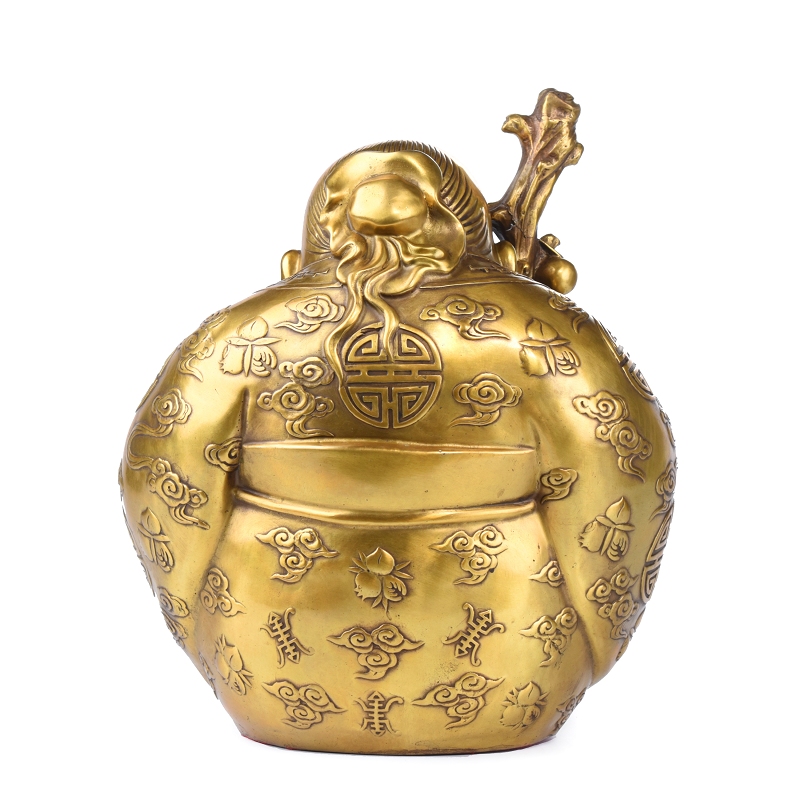 美帮汇铜寿星摆件 寿星公寿星婆祝寿贺寿送老人送长辈生日高清大图