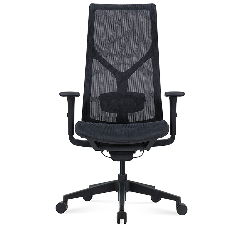 麦格尚 网椅JY283 工学椅办公椅午休椅电竞椅黑色老板椅高清大图