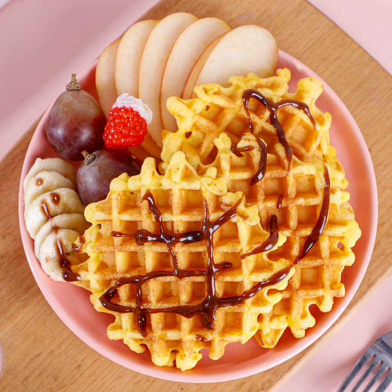 丹夫格乐华夫饼黄油味早餐点心零食西式糕点120g