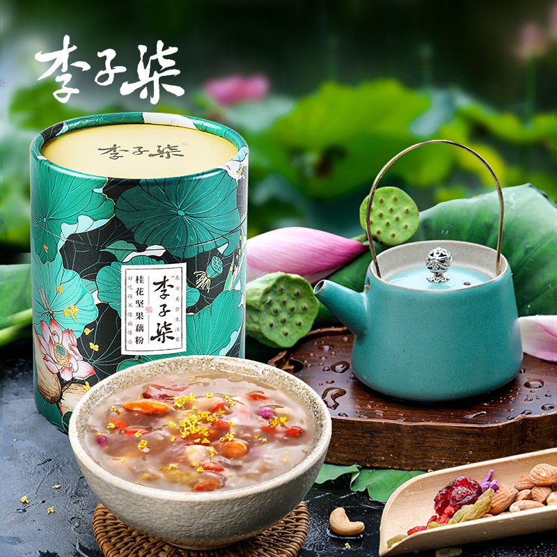 李子柒桂花坚果藕粉258g