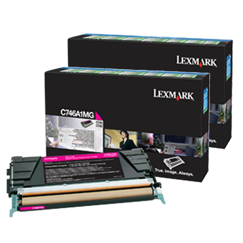 利盟 (Lexmark) C746A1MG 墨粉 7000页 红色 (适用 lexmark X74) (单位:件)