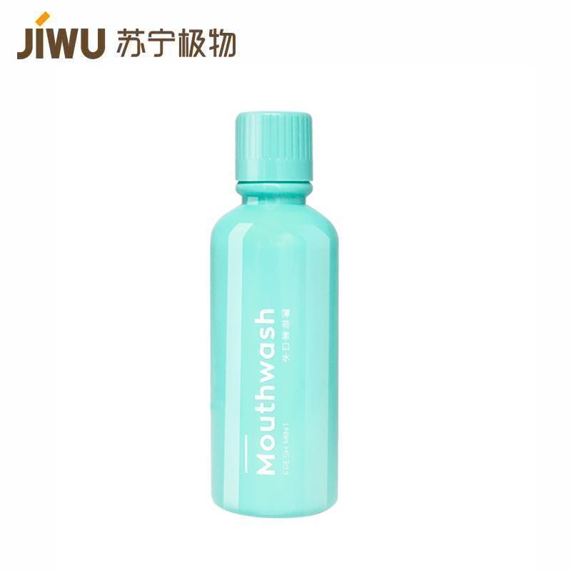 苏宁极物益生菌清新薄荷漱口水500ml 清新口气除口臭去牙结石 不含酒精办公家用成人通用款漱口水
