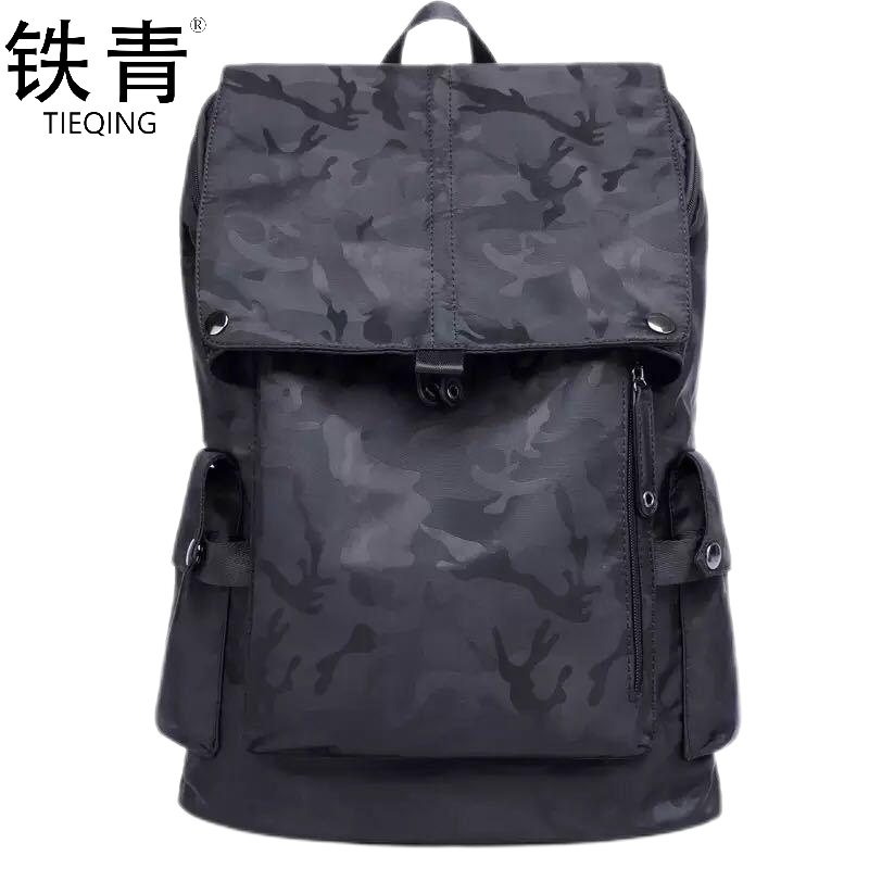 铁青 大容量背包双肩包J96 个高清大图