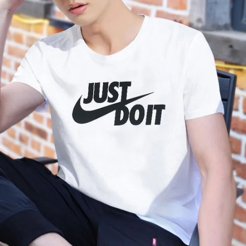 耐克（NIKE）短袖男装跑步运动休闲透气舒适圆领半袖T恤AR5007-100高清大图