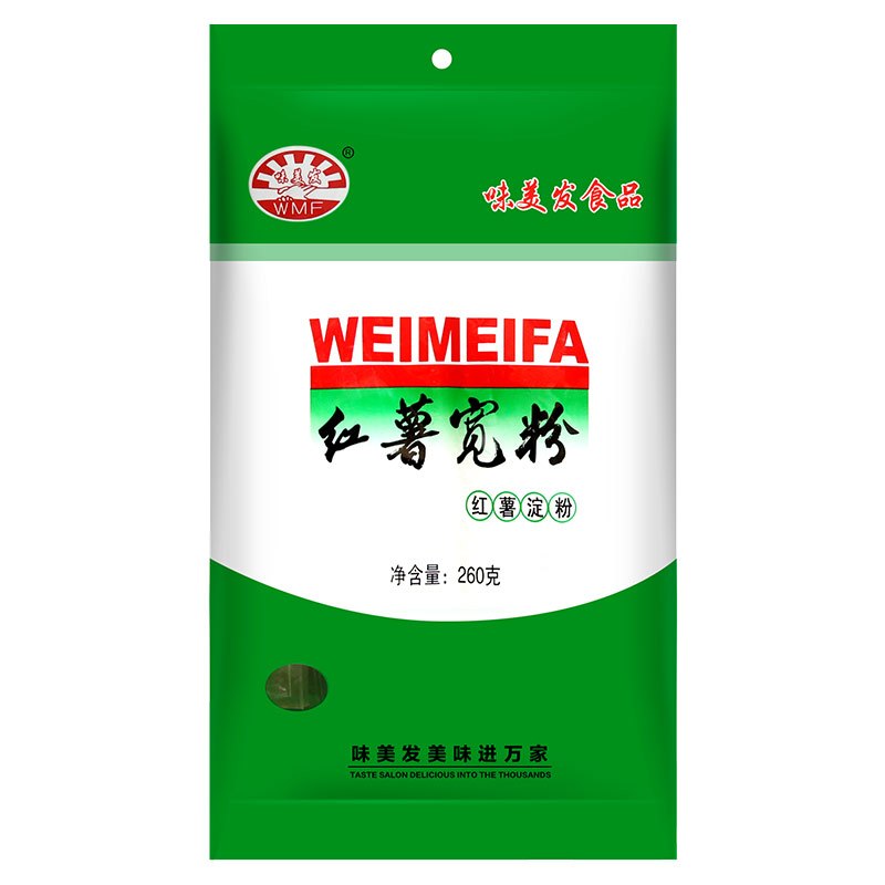 味美发 红薯宽粉260g 地瓜粉条粉丝酸辣粉火锅粉