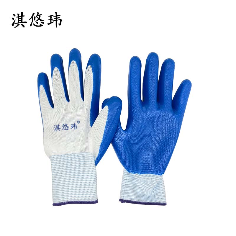 淇悠玮 耐磨防滑涂胶手套QSB045 双高清大图