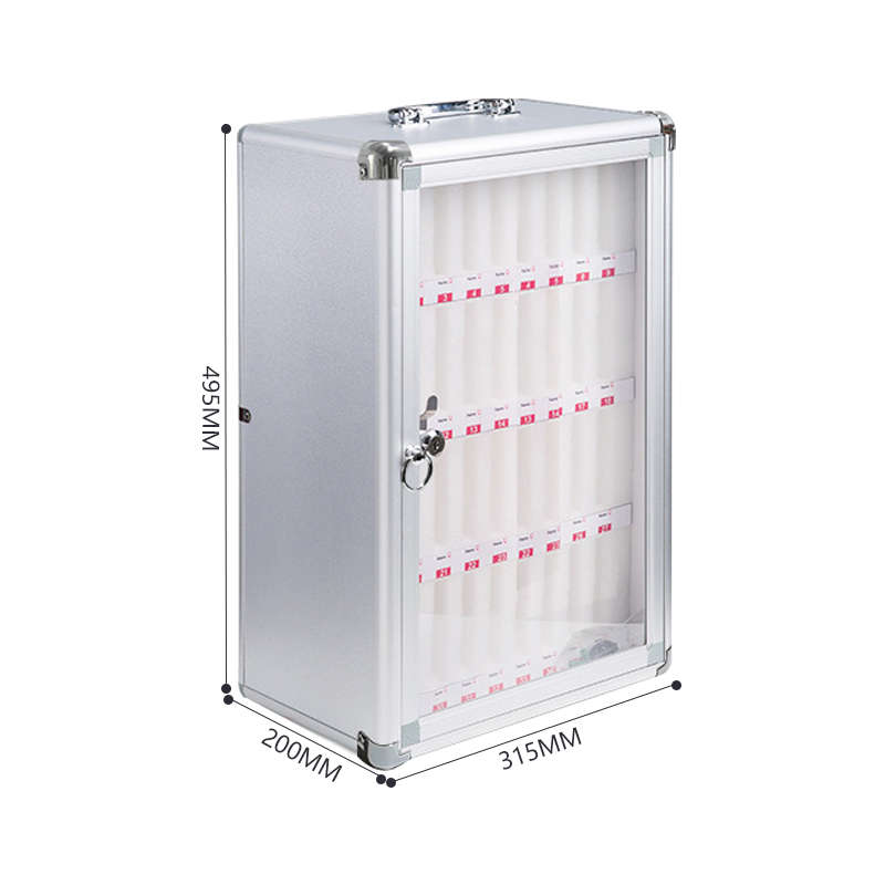 臻远 ZY3112017 手机保管箱壁挂式存放柜带锁手机柜保管柜寄存箱手机箱 36位高清大图