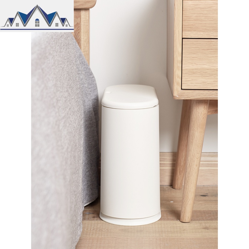 按压式垃圾桶卫生间大号有盖厕纸篓家用创意客厅厨房分类拉圾桶 三维工匠高清大图