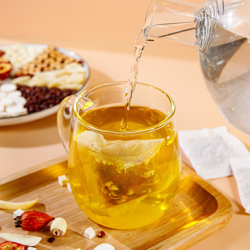 同仁堂 酸枣仁百合茯苓茶晚安茶睡眠山楂大麦大枣莲子山药栀子养生茶官方旗舰店高清大图