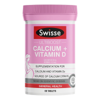 Swisse斯维诗 宝妈钙 钙维生素D片60粒钙片柠檬酸钙 维生素D3 蓝帽认证 孕妇补钙 澳洲进口