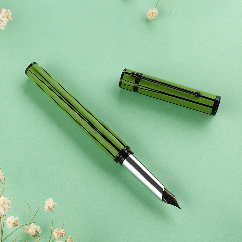 hero英雄钢笔法国设计无尽探升男女学生练字旋转笔帽商务成人书法笔