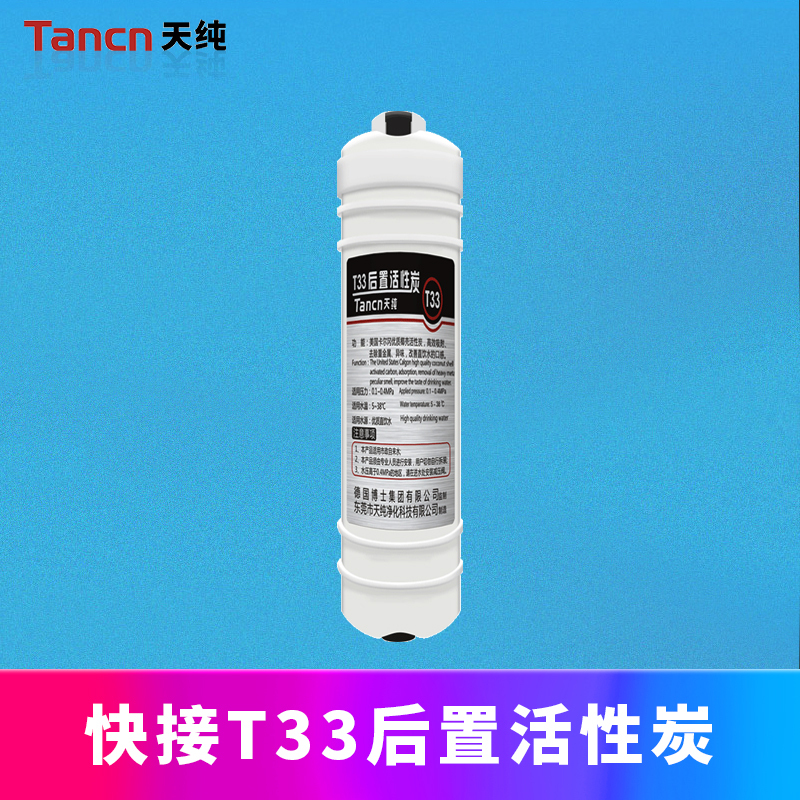 天纯净水器专用滤芯 韩式大T33后置炭