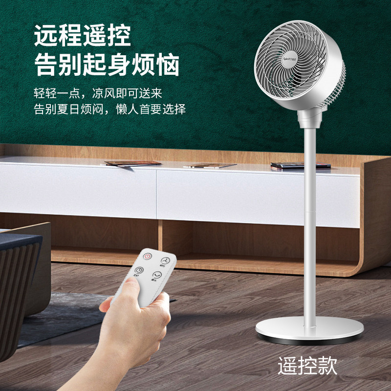 苏宁宜品 循环扇 菡芝4遥控款3D立体送风8H定时低噪音电风扇 白色普通版 XYF2102R(SNYP-XHS-04E)