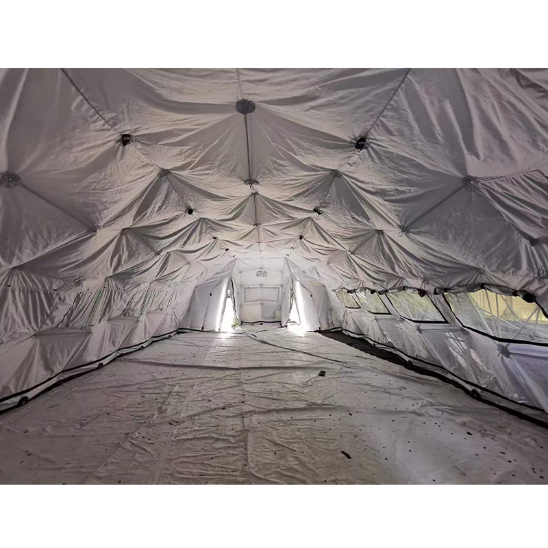 将鹰 37㎡网架卫生帐篷37平米户外应急救援卫生医疗帐篷 JY-033S-37高清大图