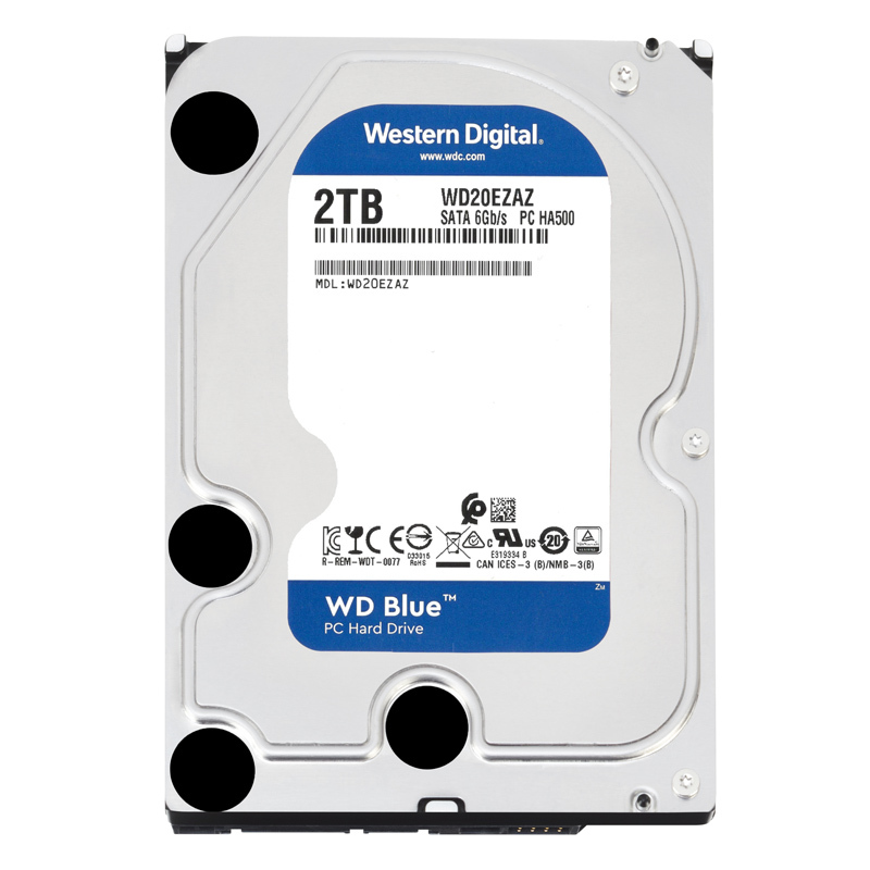 西部数据(WD)蓝盘 2TB 台式机械硬盘